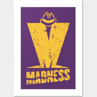 Madness - Retro Yellow Posters and Art
